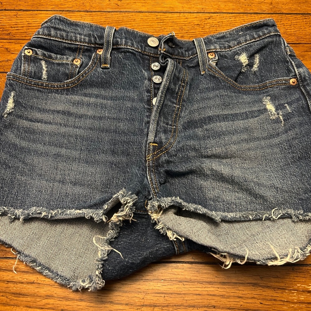 Denim Distressed Women Shorts